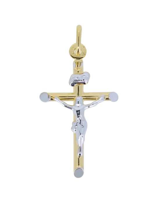 18CT T/T CRUCIFIX 003